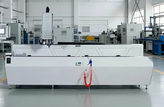 3+2 Axis CNC End Miller ສໍາລັບພິເສດຮູບຊົງ Aluminum Mullions | Window & Curtain Wall ເຄື່ອງຈັກ