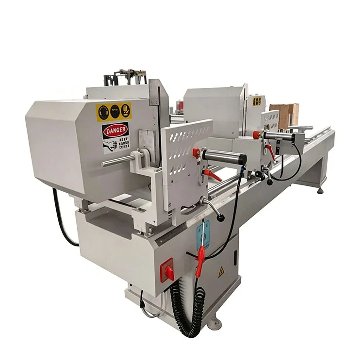 400mm Double Head Cutting Saw ອຸປະກອນການປຸງແຕ່ງ PVC Window Profile