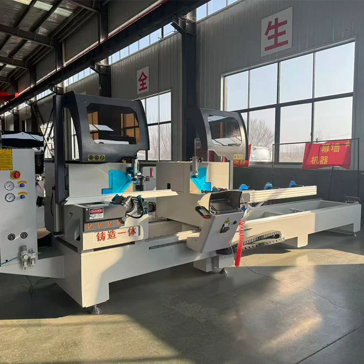 Double Miter Saw ສໍາລັບການຜະລິດກອບປ່ອງຢ້ຽມ