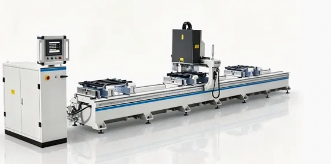 ເຄື່ອງເຈາະຝາຜະຫນັງ CNC ອະລູມິນຽມ 4 ຫົວຄວາມແມ່ນຍໍາສູງ