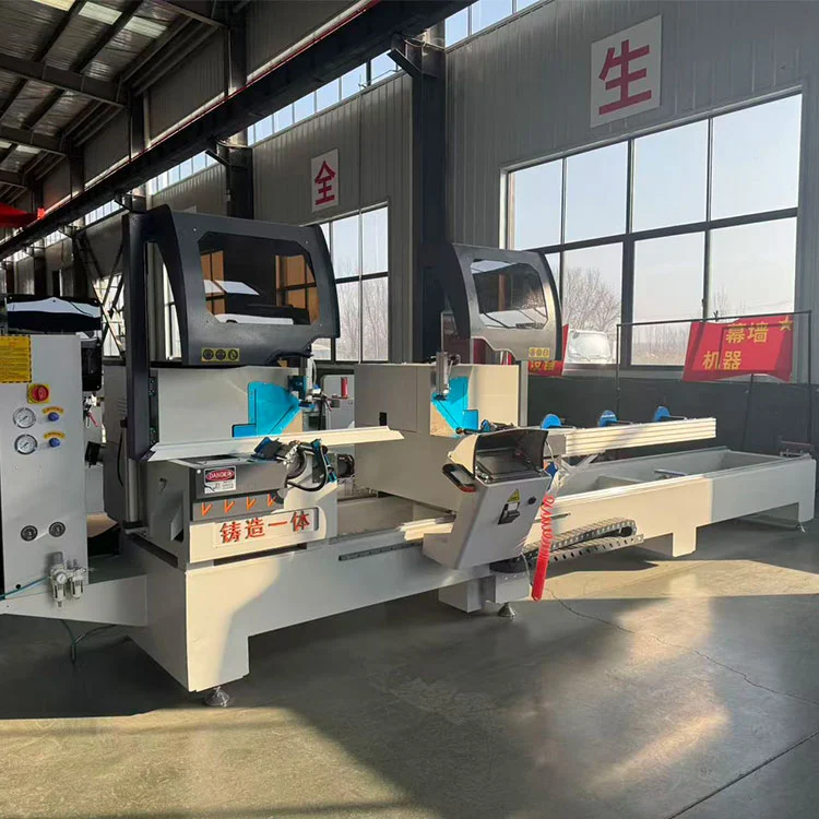 Semi-automatic Double Head Miter Saw Aluminum Profile Cutting Machine